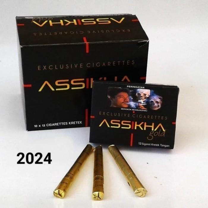 Rokok Herbal Premium Assikha Gold